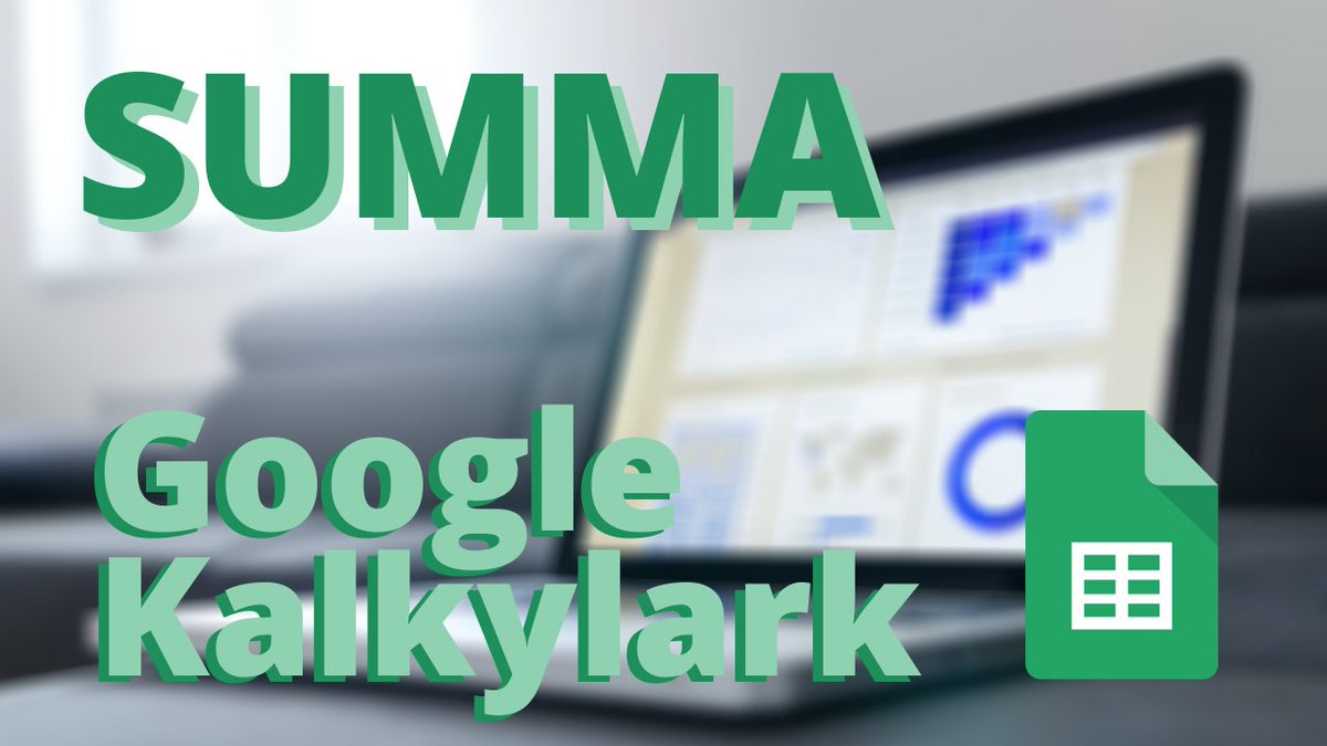 Kort och gott om autosumma i Google Kalkylark: youtu.be/0YZ3ziQrlkk