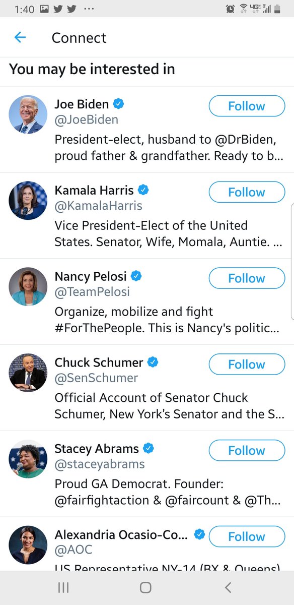 JMD3574's tweet photo. I have no timeline.  I think Tweety Bird is about to poo on my account.

.....they did let me see this though.  Really??  Twitter thinks these people are of interest to me.  They are not. https://t.co/IV7e9N9lTg