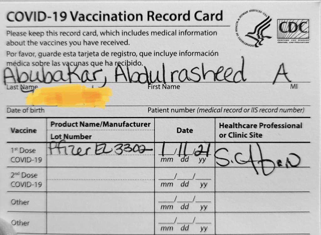 AbdulRasheedAA_'s tweet photo. I took the COVID-19 Vaccination yesterday, as they say ‘Prevention is better than cure’. #TravelMadeEasy #NoQuarrantine #MaskUp #KeepingSafeDistance #2021 https://t.co/qyT947QeMa
