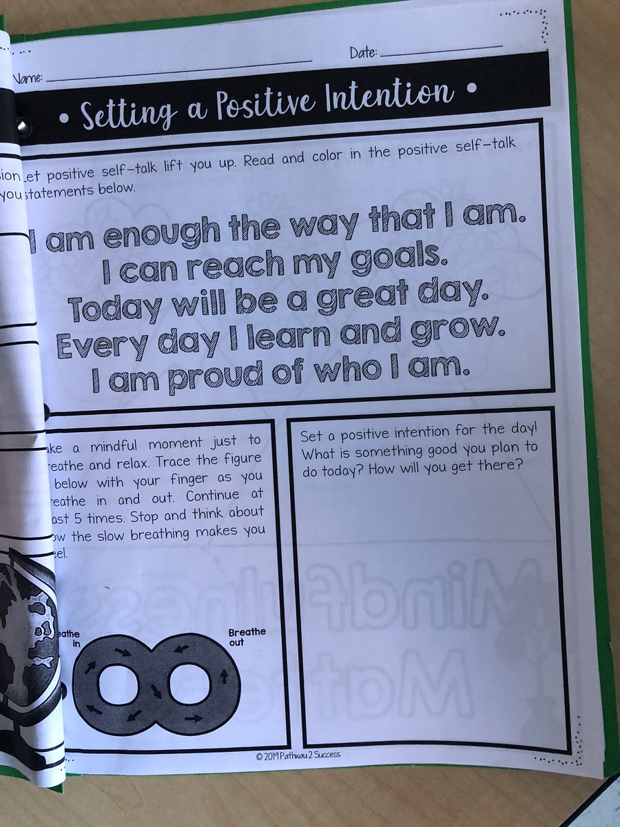 misswaldbauer's tweet photo. Working in our mindfulness journals 📝 https://t.co/CZrwH3Qxp6