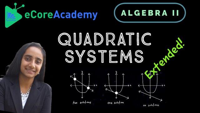 eCoreAcademy's tweet photo. Check out Anitaโs latest Algebra video called "Quadratic Systems (Continued)"!
YouTube Link: https://t.co/dt1sHcdoh9
#eCoreAcademy #EnrichmentCoreAcademy #remote #online #elearning #STEM #howtos #enrichment #teenagers #math #algebraII #quadratic #extended #calculator #Solving https://t.co/0xyJQ2okBc
