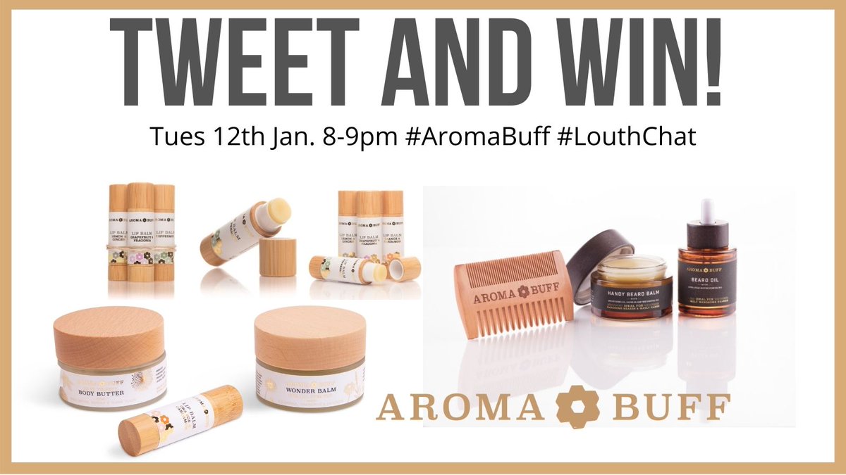 And for doing such a fabulous job this evening and tweeting the life out of this last hour, congratulations to <a href="/north_apex/">Apex Hearing North East #Tinnitus #LouthChat</a> on winning our gift set worth over €60! Please DM me and we can arrange your prize 🥰 Thank you #aromabuff #LouthChat