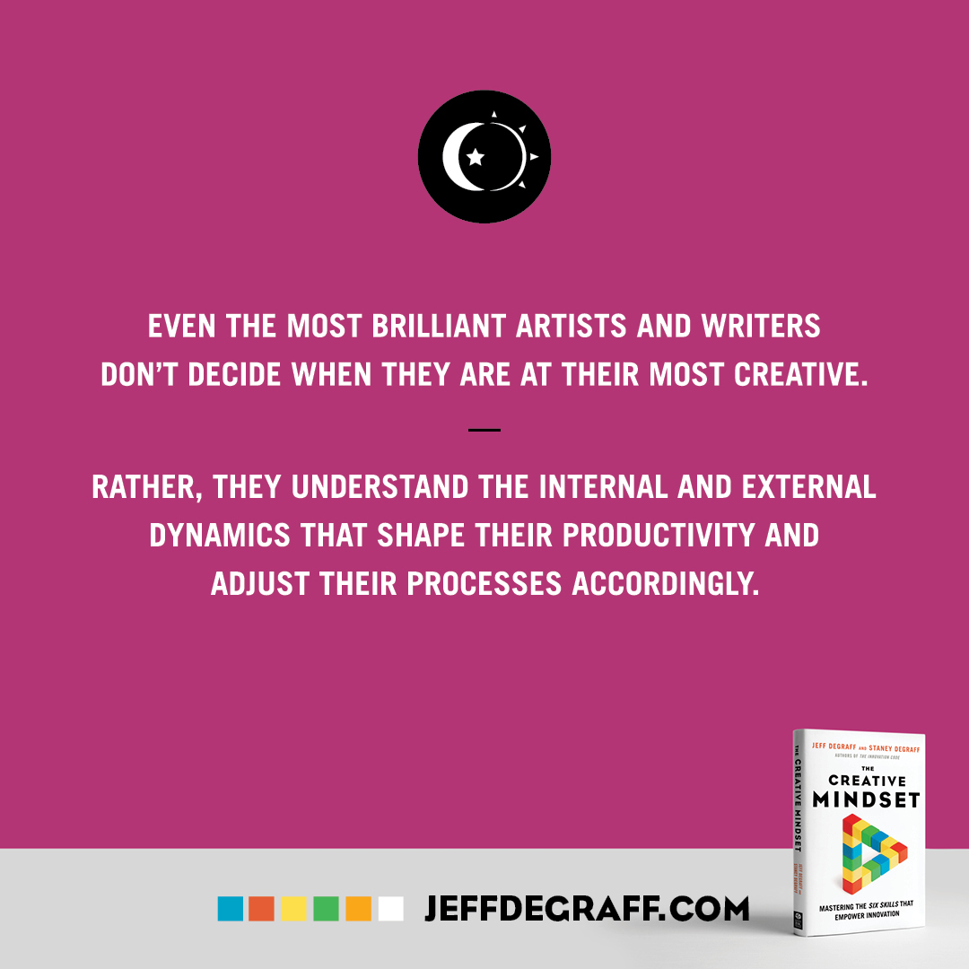 JeffDeGraff's tweet photo. An important reminder! #TheCreativeMindset https://t.co/eMszxW15Mn