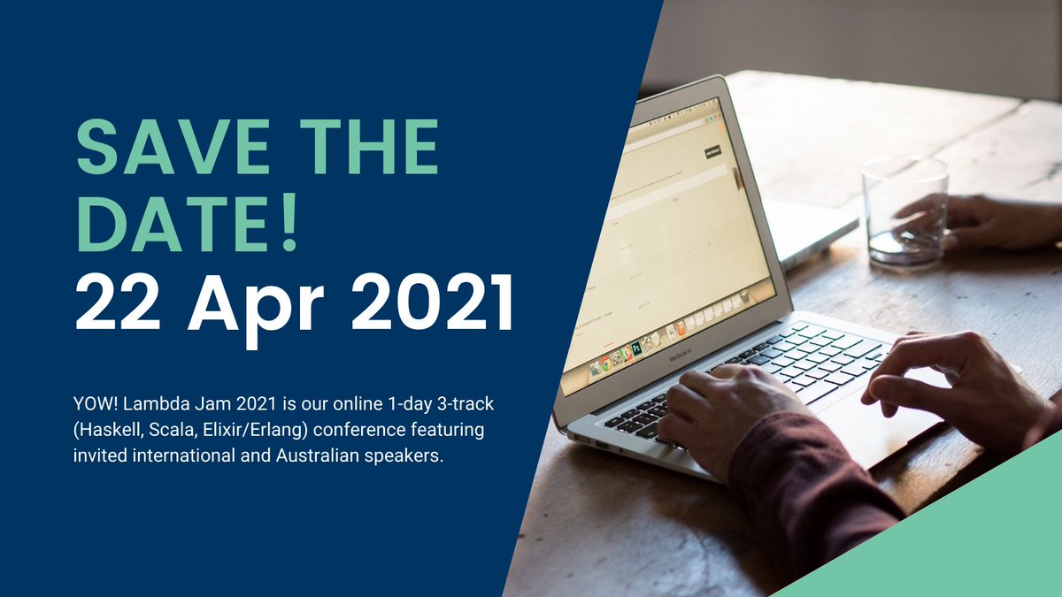Save the Date! YOW! Lambda Jam 2021 will be on 22 April
