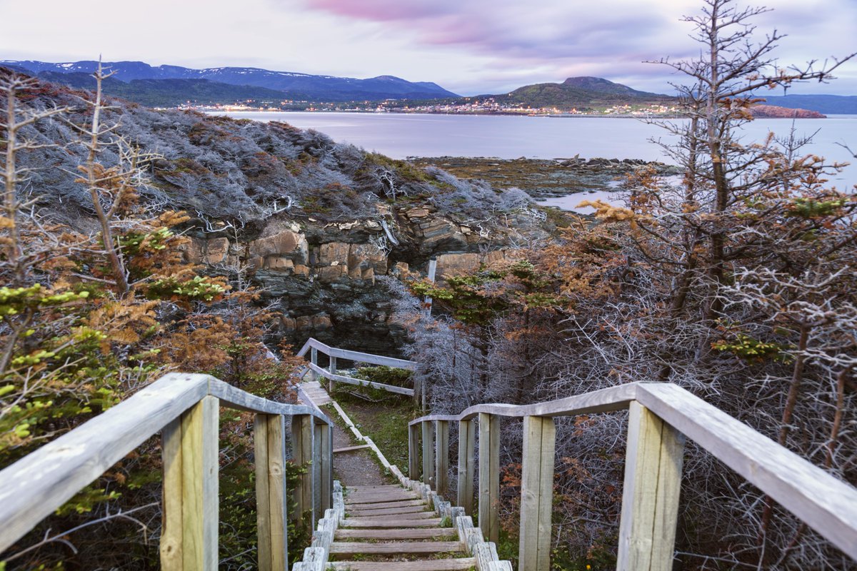 mec's tweet photo. One of @cpaws favourite outdoor spaces: 
1️⃣Gros Morne National Park 
On paths carved by glaciers through stones heaved from the sea, a trek through this park in western Newfoundland can feel like a step back in time. 
Join the #MoveForwardChallenge : https://t.co/eM4SI27Osg https://t.co/qUXrgwzOHT