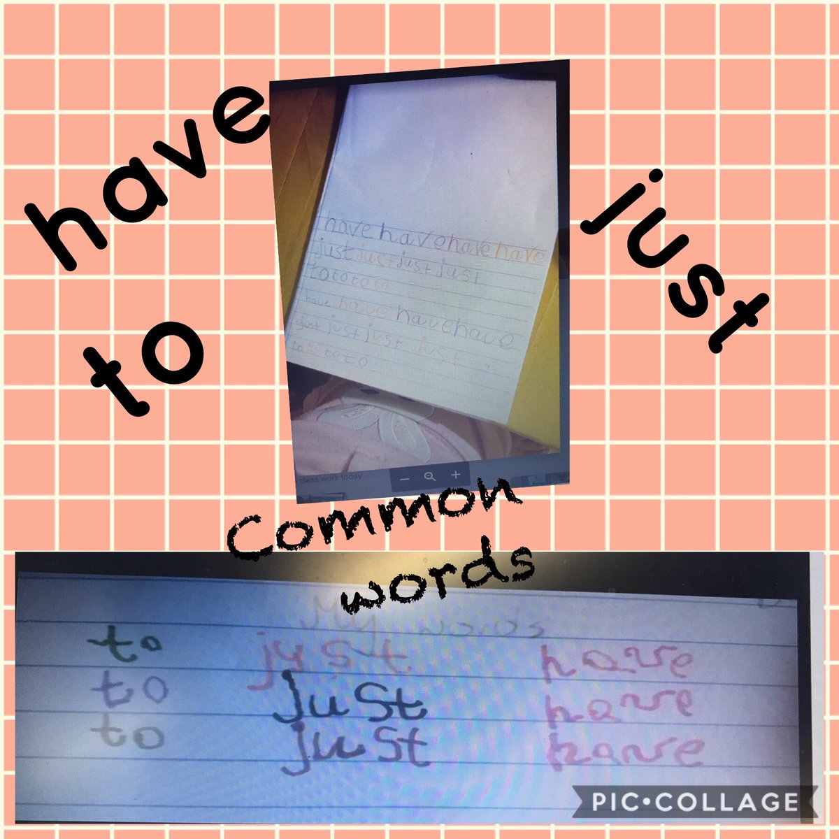 RynneSiobhan's tweet image. Some more super home learning today with @AbStpeters Primary 1’s and their families. Thank you for all the work shared on google classroom. #shapes #commonwords #aberdeenlearns #Googlemeets 🙂👍🏻💻