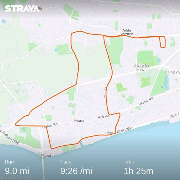 Lets start building the miles back up. 
Check out my activity on Strava: strava.app.link/BHFaSYzNZcb