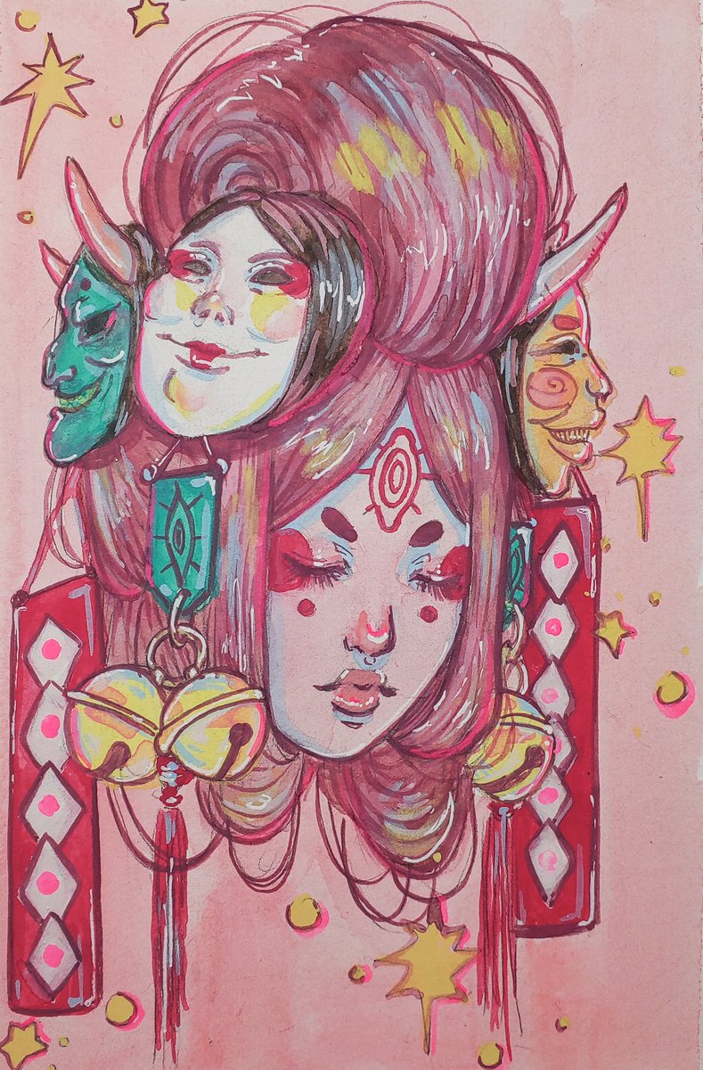 absolute_ama's tweet image. Its #PortfolioDay Hello!! My name is Ama! I am a traditional painter and mother! I enjoy painting whimsical women and creatures of the bizarre! 
🎨Absoluteama.com
💸Patreon.com/absoluteama 
📺Twitch.com/absoluteama
📸Instagram.com/absoluteama