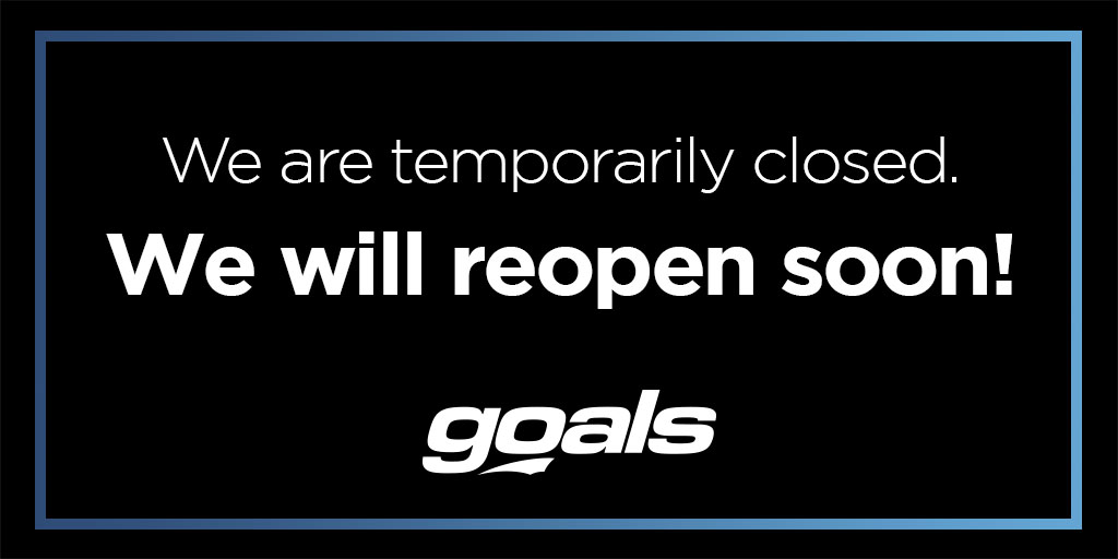 GoalsRancho's tweet photo. Hey Goals fans! We are currently closed due to government restrictions. 

We hope to open soon and get back to playing the beautiful game!
 
We miss you and can’t wait to see you, stay safe! 
 
#GoalsSoccer https://t.co/KgHEbvhS7X