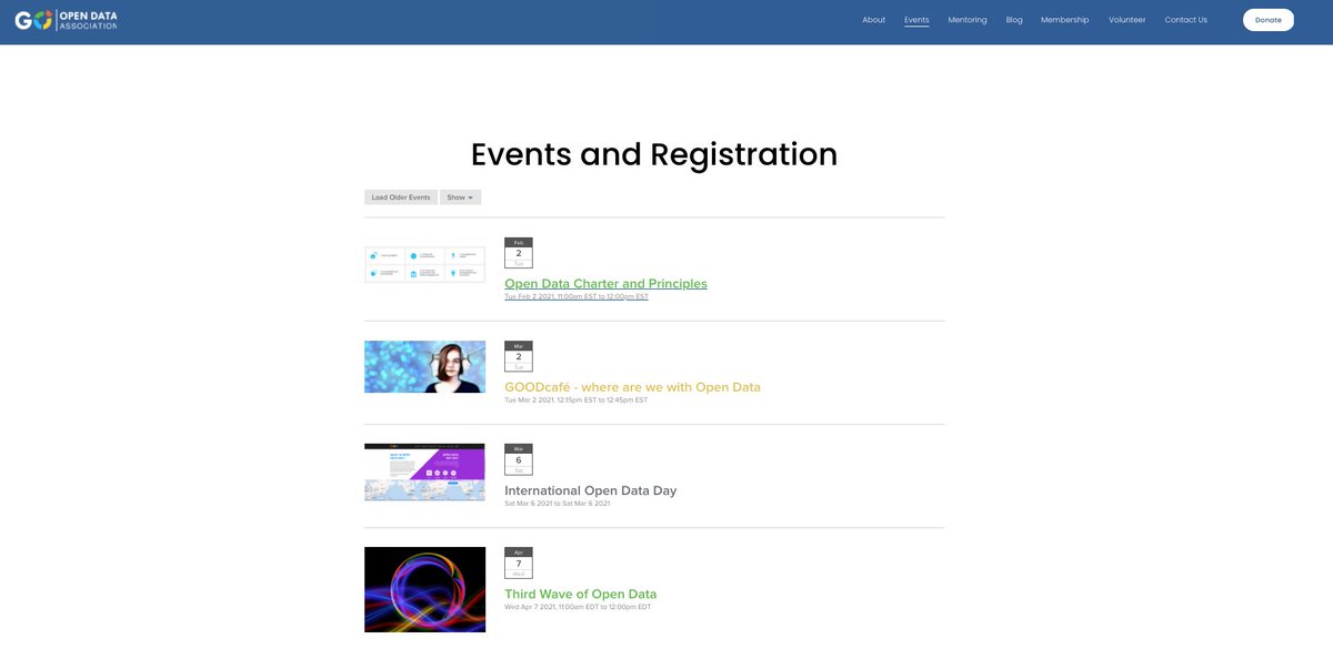 go_opendata's tweet photo. Today marked the launch of #GOODv2 GO Open Data. We've evolved from being strictly an annual conference to a variety of #OpenData programs including monthly #GOODwebinars. Current programming includes #ODCPrinciples & #ThirdWaveOfOpenData โ๏ธthe lineup: https://t.co/Lt7DsBYJH0 https://t.co/GBwAlIHCOS