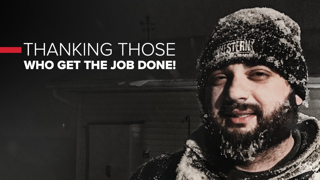 Thanks to those who get the job done—no matter the conditions. Enter our #SnowplowAppreciationDay giveaway: bit.ly/westernplows

Submit by January 14, 2021, at 11:59pm CDT for your chance to win—all winners will be notified by email.