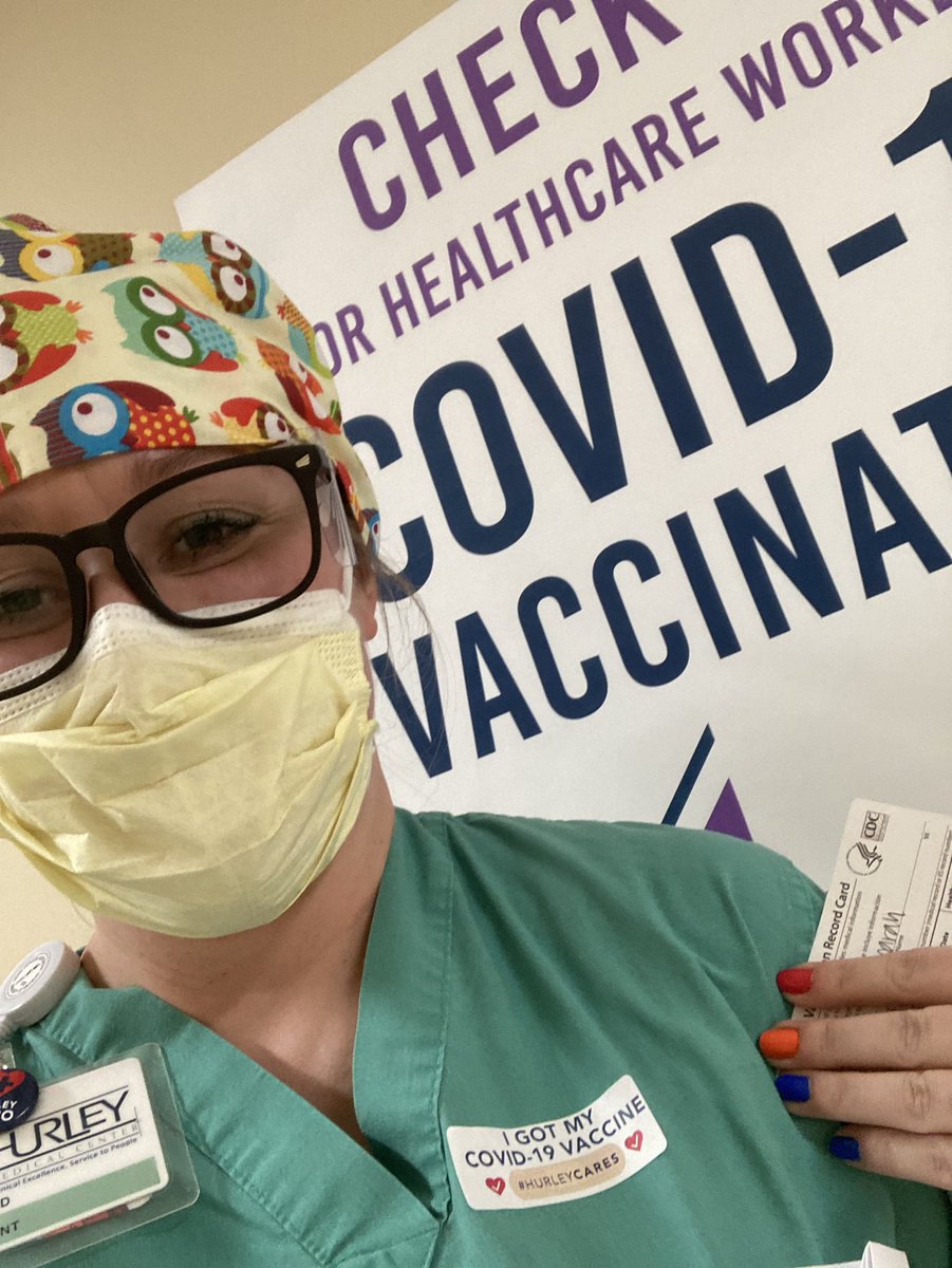 Balgordisms's tweet photo. Incredibly grateful to @HurleyMedical and to all who contributed to making this a reality. I got my second Covid vaccine 1/8. Thanks also to @UMichiganEM and in particular to chief resident @rtsuchida for ensuring our entire residency could get them in an expedited fashion! 1/ https://t.co/PoBwaVV3Uh