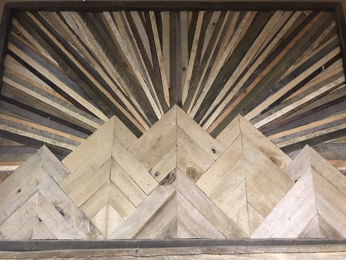 He makes absolutely incredibly beautiful eco-friendly wood art.