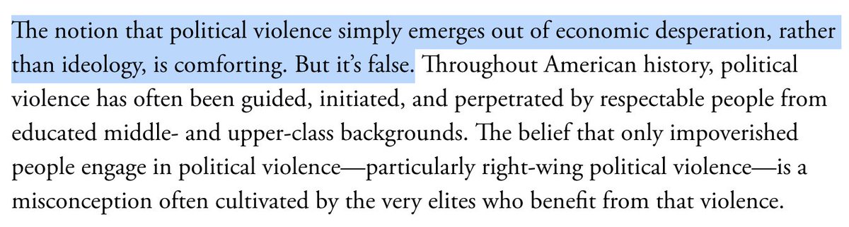 The double standard in this Serwer piece is typical. Violence from the outgroup is motivated by their beliefs & innate qualities, & violence from the ingroup is motivated by their material conditions & legit anxieties.