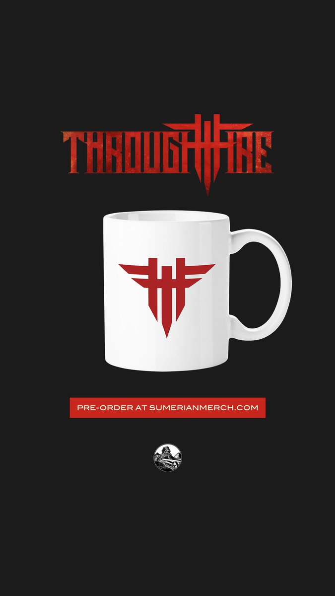Become 'all animal' when you brew a cup of <a href="/TFIREMUSIC/">THROUGH FIRE</a> coffee in the morning ☕ exclusive coffee+mug bundle and Through Fire mug available now on sumerianmerch.com
