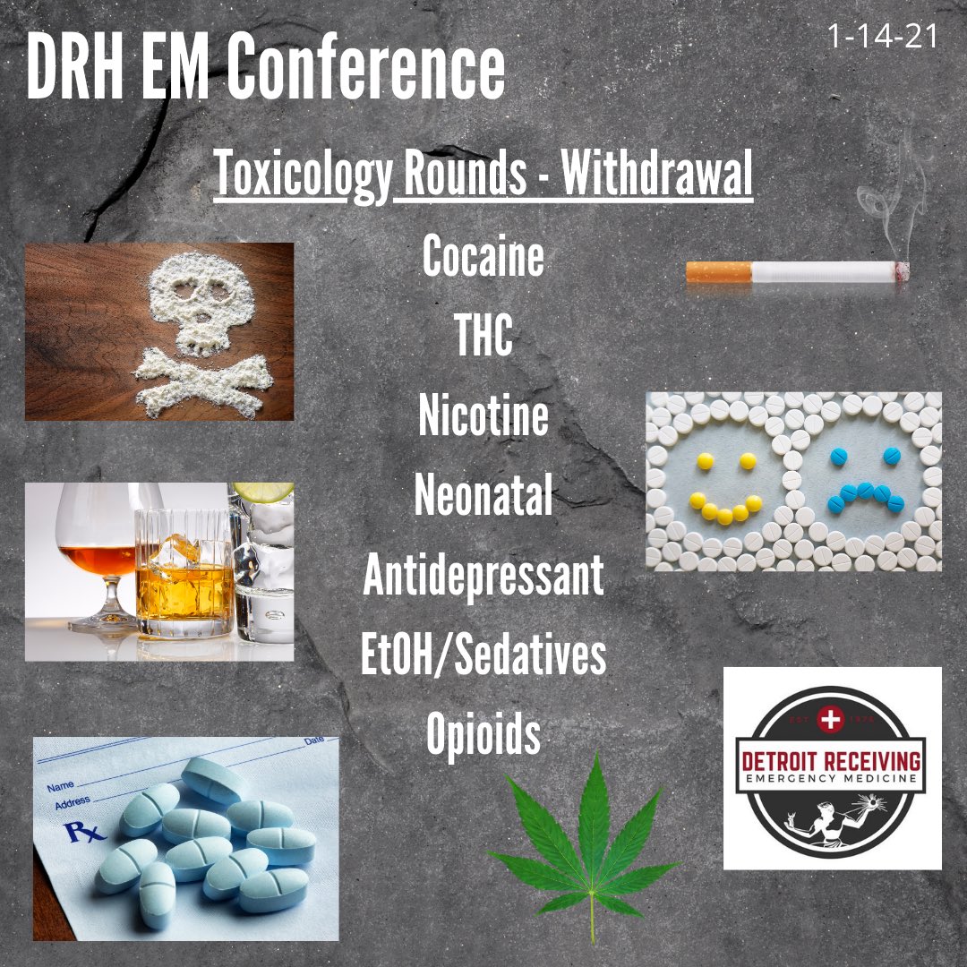 ReceivingEM's tweet photo. DRH EM Conference! This week we have one of our quarterly toxicology rounds presented by our friends at Michigan Poison Center and we will be covering all things withdrawal!
#ReceivingEM #DRHTabbeyCats #EmergencyMedicine #emresidents #EMRA #Residency #DRHEM #Detroit https://t.co/uYwb4eTN6n