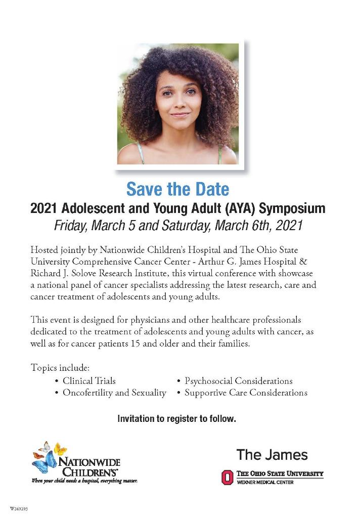 tinabhatnagar01's tweet photo. @FertilityNP Thanks for mentioning @BradZebrack and @DrAnneKatz as speakers for the NCH/OSU AYA Symposium! Adding @DrLeslieAppiah @SarahSeeAYA @BLockwoodMD @ECurranMD @KarenMoody @mroth_MD, Mitch Cairo and Sam Hulett to round out our amazing speaker lineup! #pedsmedchat #ayascm https://t.co/ta4bYGC8bL