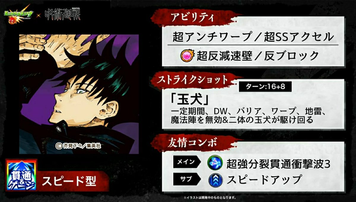 べっしょっと 極 モンスト 呪術廻戦コラボ超雑な性能妄想です 属性は木闇光 コラボミッションは宿儺の指を個回収せよみたいな形式で実装されそう そんで鬼滅の時の階級分布図みたいな感じで4級 準1級 1級 特級ってリアルタイムで割合出されて全制覇