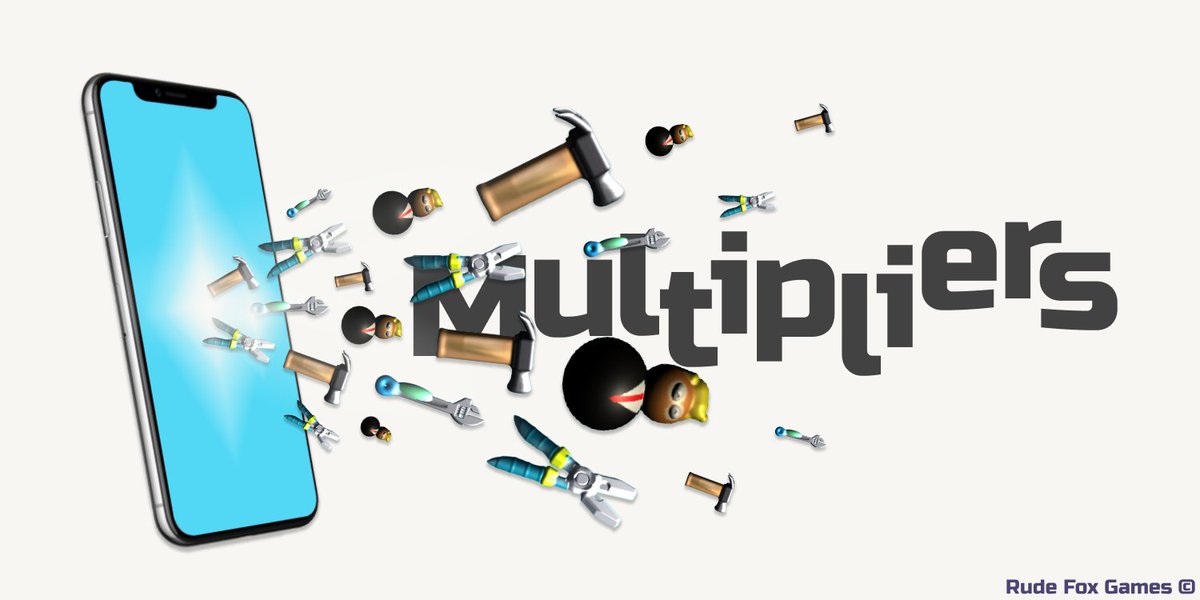 RudeFoxGames's tweet photo. "A chaotic and frantic game designed to push your maths skills to the next level" 🤪📈

Check out our latest game, Multipliers, available on iOS and Android now: https://t.co/069iKT5tCB https://t.co/JjmOag2Or8