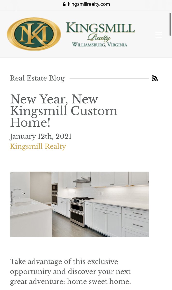 Take advantage of this exclusive opportunity and discover your next great adventure: home sweet home at The Enclave at Kingsmill! Read more: kingsmillrealty.com/blog/new-year-…

📲757.561.2722 📧real.estate@kingsmillrealty.com