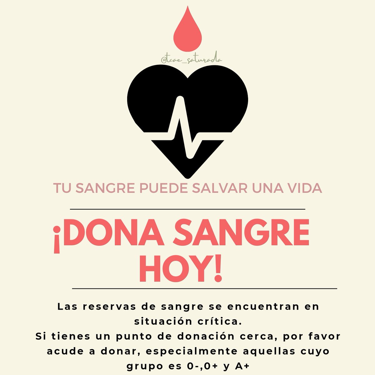 TSaturada's tweet photo. Hola vecina, te escribo porque debido a la nieve, los BANCOS DE SANGRE llevan muchos días sin recibir donaciones, y por ello las reservas de sangre de nuestros hospitales se encuentran en SITUACIÓN CRÍTICA. Ojalá que tu magia funcione y nos ayude a SALVAR VIDAS 🌈🩸@lavecinarubia https://t.co/aDyLGP9mN8