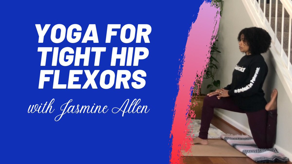 I have a 17 minute YouTube class on tight hip flexors but you don’t have time to do yoga. 