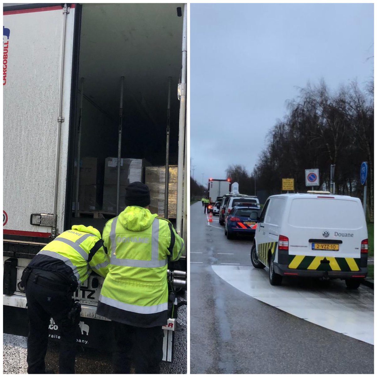 BongersFHD's tweet image. Op initiatief van Douane Schiphol Cargo heeft @Douane samen met @Marechaussee vandaag een grote controle aktie gehouden op en rondom Schiphol.
