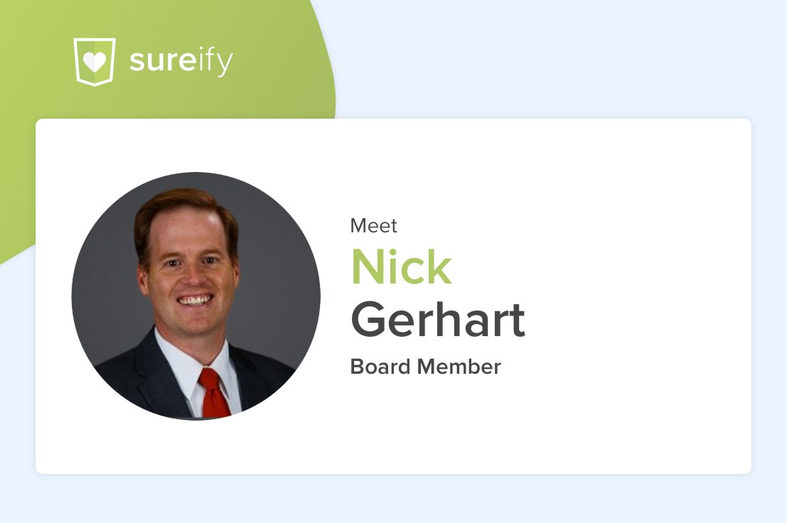 Sureify's tweet photo. Sureify is excited to welcome @nickgerhart as a Board Member, after being an advisor to Sureify for the past 4 years.
Read more here: https://t.co/g9bt1ZhRhS
#welcometotheteam #lifeinsurance #insuretech #insurtech #digitaltransformation #insurance #annuities #LifetimePlatform https://t.co/jCvfAk3Tew