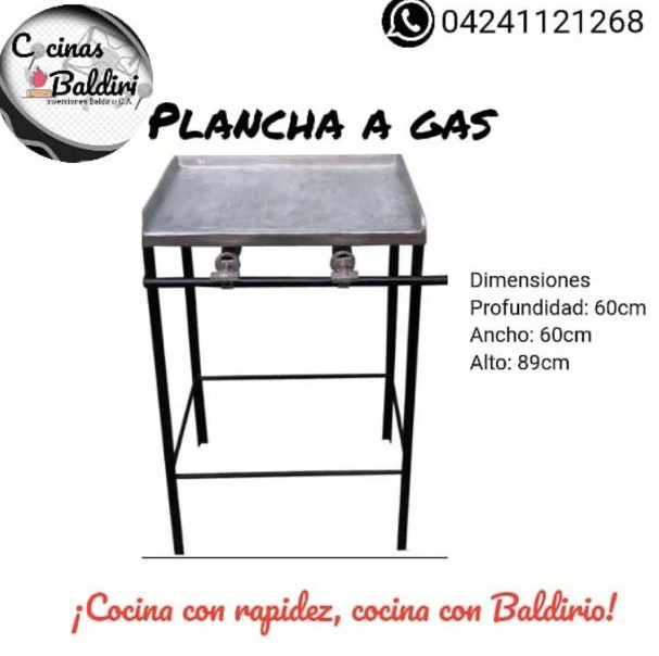 Cocinas Baldirio on X: Plancha a gas ideal para los emprendedores de la  comida rápida #arepas #cachapas Nuestra plancha está elaborada en  aluminio con un espesor de 10mm. 100% garantizada. No se