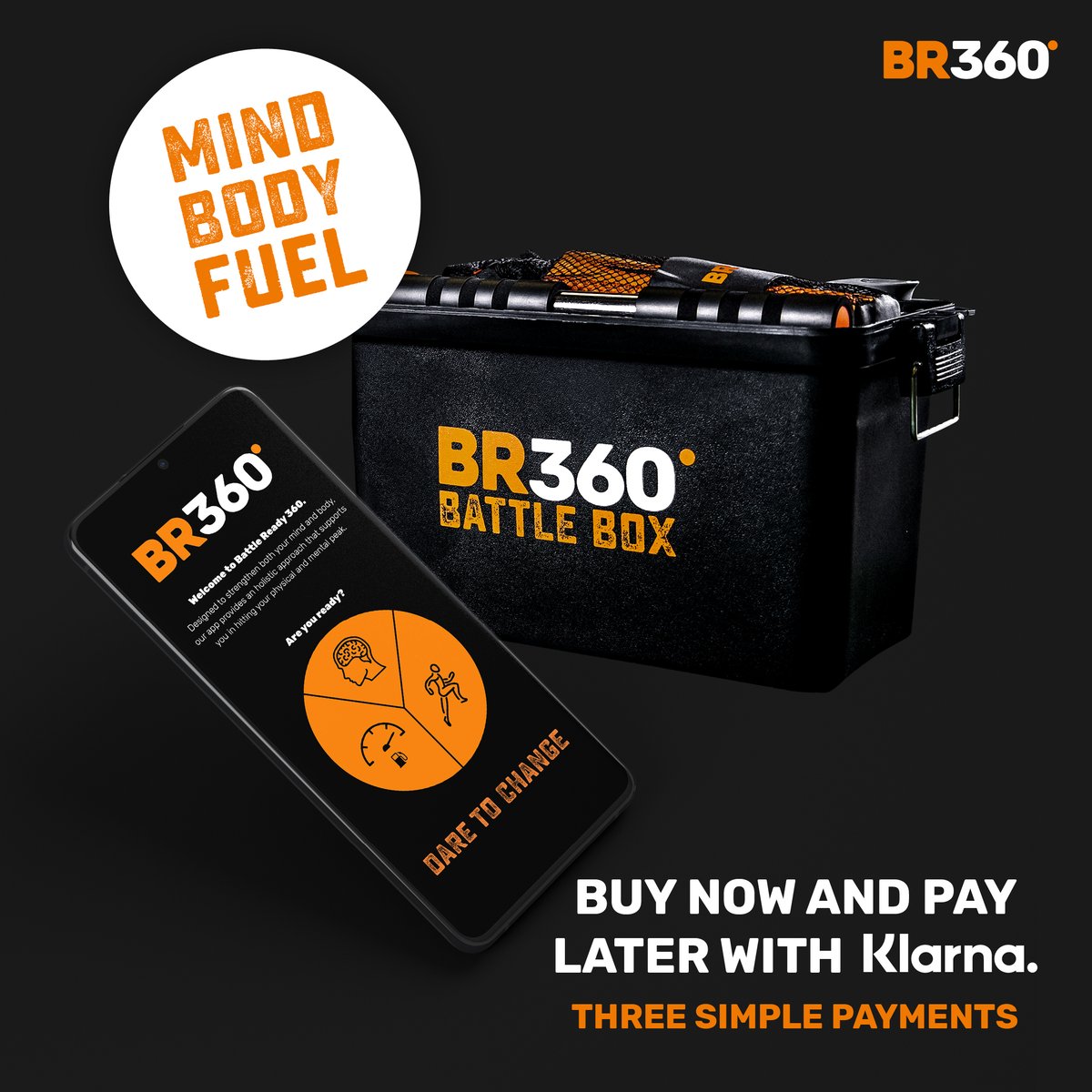 Get the full Battle Ready experience now and pay later! 

With FREE delivery to the UK and 3 Klarna payments of £47.99 available on our Battle Box, you can focus on kickstarting your new year fitness journey straight away. 

bit.ly/2DCwSwe

#battleready #battleready360