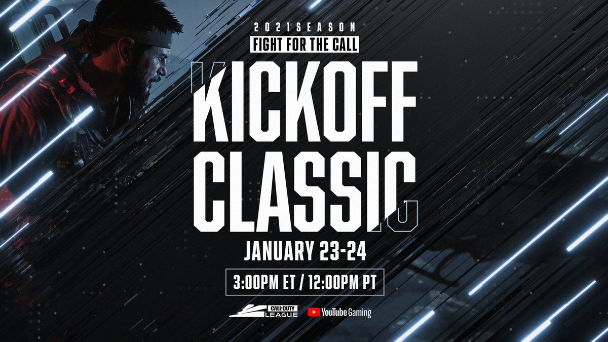 The Call of Duty League pre-season Kickoff Classic event is this weekend, featuring fan voted Show Matches, news on 2021 season, and more. #CDL2021 

Stream, schedule, and more info: charlieintel.com/cdl-kickoff-cl…