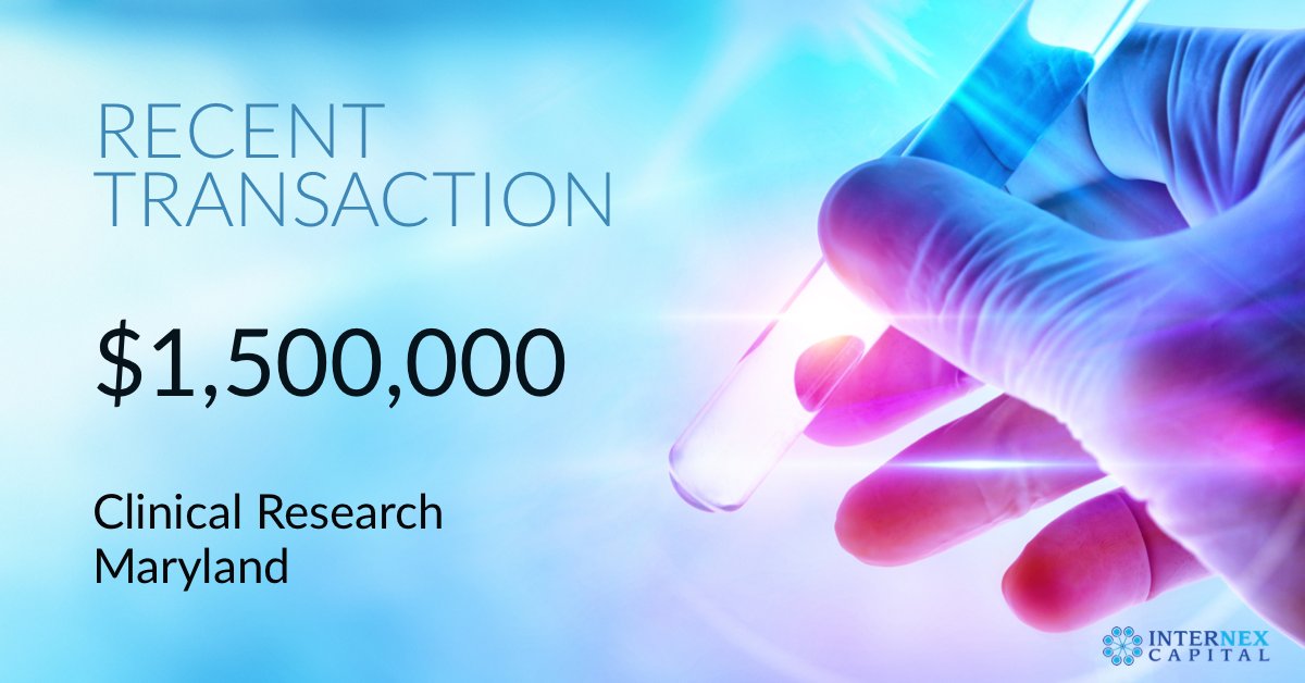 internexcapital's tweet photo. Our new client helps bring drug treatments to market through health research services. We provided a $1.5 million line of credit to support sales to their private and federal government customers. https://t.co/4rrwkFWqrN #businessloans #assetbasedlending #clinicalresearch https://t.co/likEOtRis9