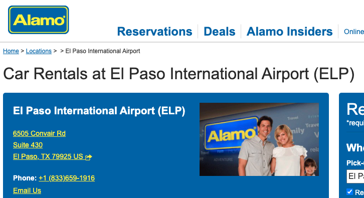 Actual location of speech