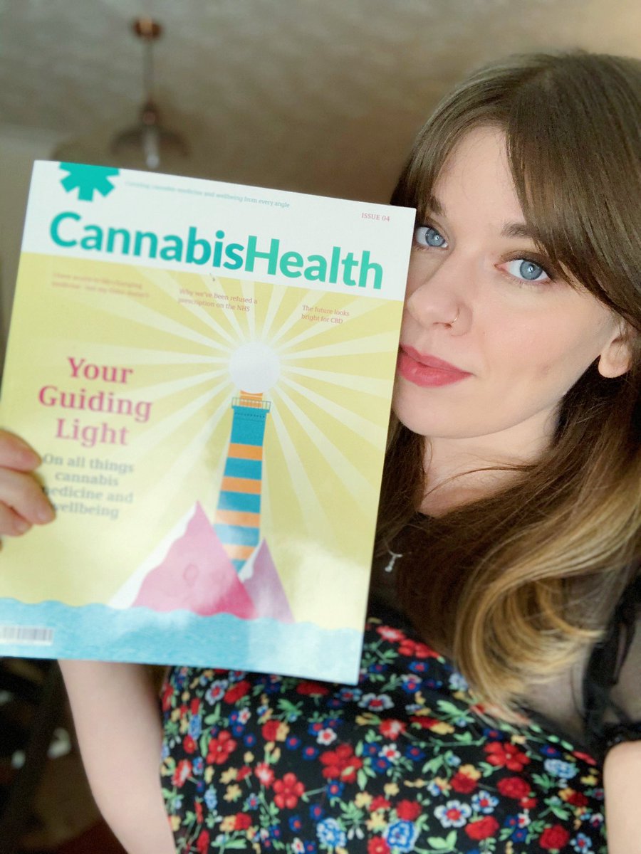 Finally sitting down to read the latest issue of @CannabisHnews tonight! Have you got your copy? 🌿🧚🥰 #CBD #MedicalCannabis #medicalcannabisuk