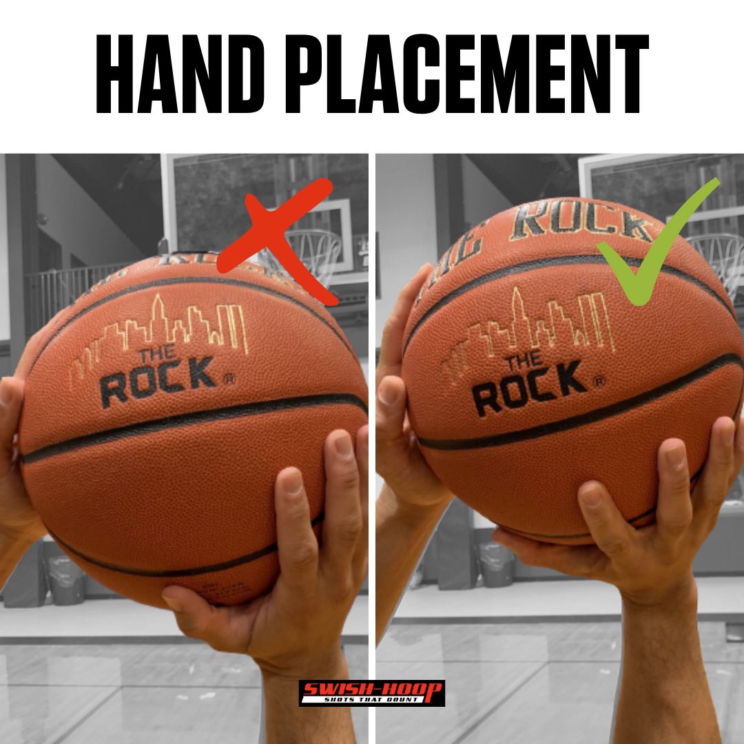 Swishhooptweets's tweet photo. 💪 Shooting Tip
Get your shooting hand to the middle of the ball to improve your chances of repeatedly shooting the ball straight.
🔑 Spread your fingers so that your shooting hand has more control of the basketball
#ShootingTips #Shooting #BasketballTraining #BasketballApp https://t.co/H5xptZK2Pz