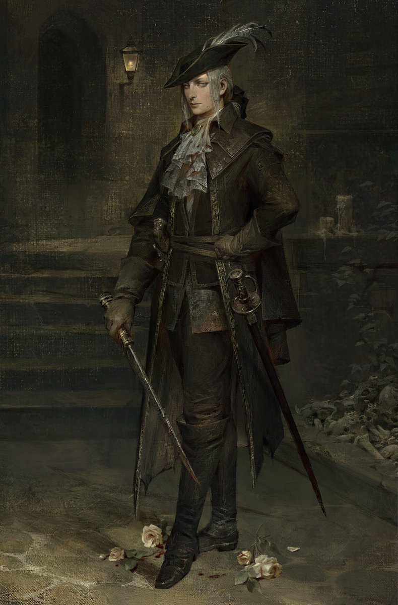 BettyWanJiang's tweet photo. Posting two of my favorite pieces from 2020 for  #PortfolioDay

I'm a Chinese Canadian artist currently working in animation as a character artist. Would do more bloodborne fanart in exchange for a year supply of poke 🤔 https://t.co/KTUS9uGYwe