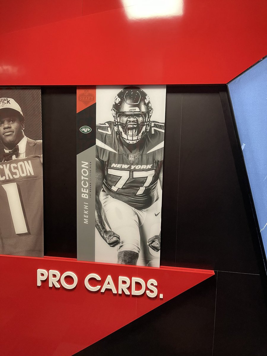 New addition to our Pro Cards wall. I absolutely love getting to walk by this every day and seeing @BigTicket73 living out his dream. Congrats @BigTicket73 on a great rookie season‼️#BOBs💀 #L1C4