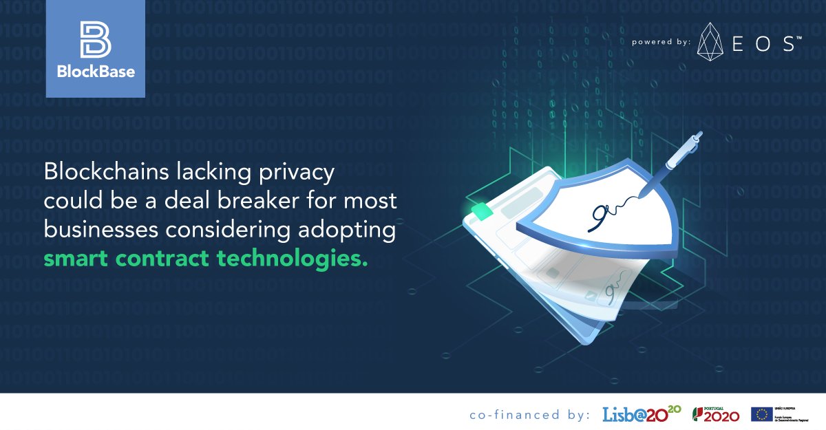BlockBaseNetwk's tweet image. BlockBase ensures privacy and security for your data with the best that blockchain and smart contract technologies have to offer.

#blockchain #security #privacy #eos #eosio #portugal2020 #lisboa2020 #EUFunded #agap2IT