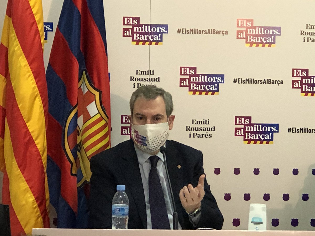 Demanem a la Junta Gestora i a la Generalitat que ajornin les eleccions del Barça. Vivim en un moment excepcional en el qual la salut dels nostres socis i sòcies és el més important. <a href="/ElsMillorsAlFCB/">Els millors, al Barça!</a> 🔵🔴