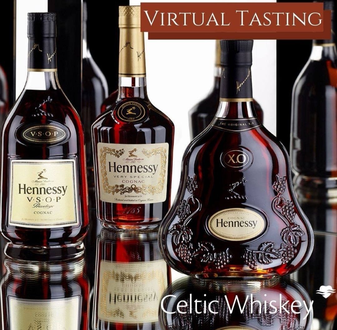 Celticwhiskey's tweet image. Don't miss our EXCLUSIVE Virtual Tasting with @MoetHennessy  For all the Cognac aficionados out there, it's your chance to sample the wonderful cognacs of Hennessy including, the Hennessy Paradis (worth €850 a bottle!)

Buy your Tasting Pack (€50) here: 
bit.ly/38CZRgI