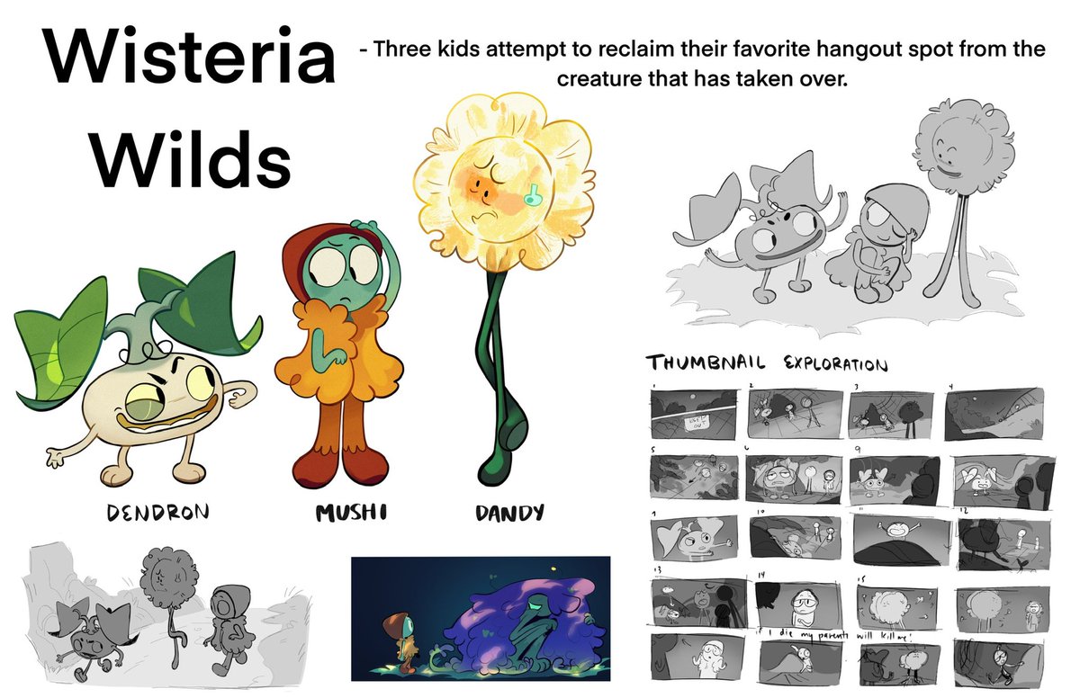 Hello #PortfolioDay !

I'm Oakley, a current student at Calarts set to graduate in May 2021! I'm looking for work in Storyboards/Revisions or Character Design!

Website : 
https://t.co/qIDsSbj7vz 
Contact :
oakleybillions@alum.calarts.edu 