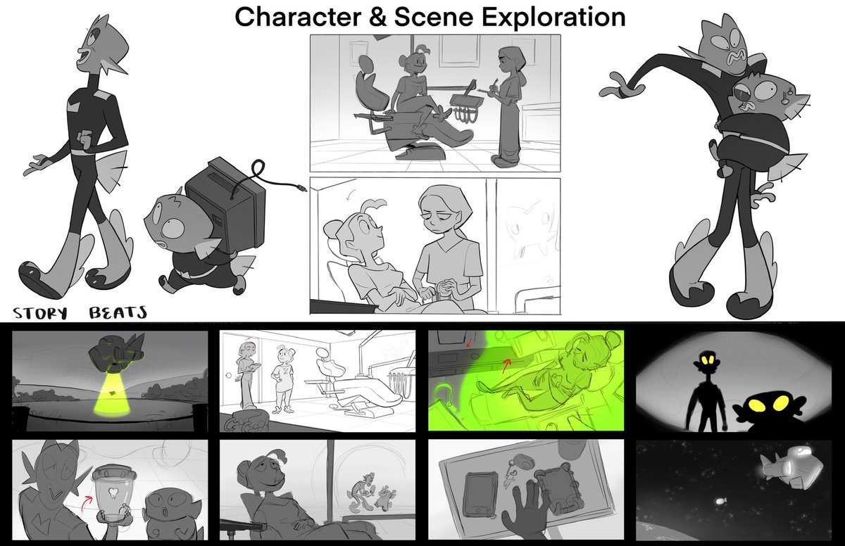 Hello #PortfolioDay !

I'm Oakley, a current student at Calarts set to graduate in May 2021! I'm looking for work in Storyboards/Revisions or Character Design!

Website : 
https://t.co/qIDsSbj7vz 
Contact :
oakleybillions@alum.calarts.edu 