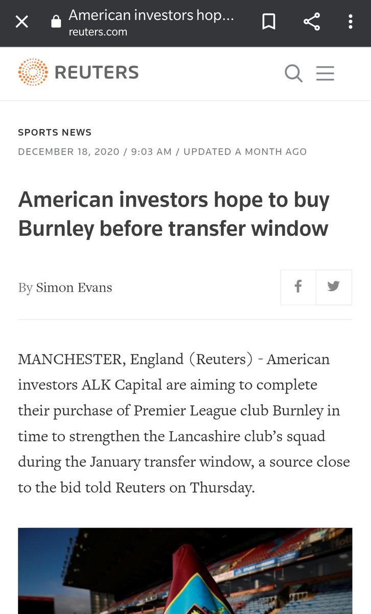 Yet he is reported as an advisor to the Burnley takeover. Which was surprising and a bit confusing. So I looked into it..
