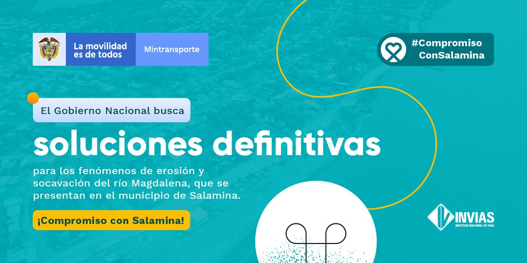 Cormagdalena's tweet image. #CompromisoConSalamina | #INVÍAS y #Cormagdalena suscribieron un convenio para continuar aunando esfuerzos técnicos, jurídicos, administrativos y financieros para determinar las principales causas y soluciones a los fenómenos de erosión de orillas en #Salamina.
