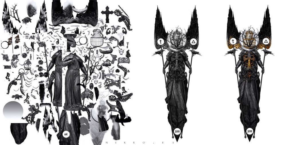 One of the things that I consider most interesting of my work is the "how"
My work its all 2d, photomontage.
I use infinite little parts that I combine to create other things.
☺️☺️
Thank you for your kind words!