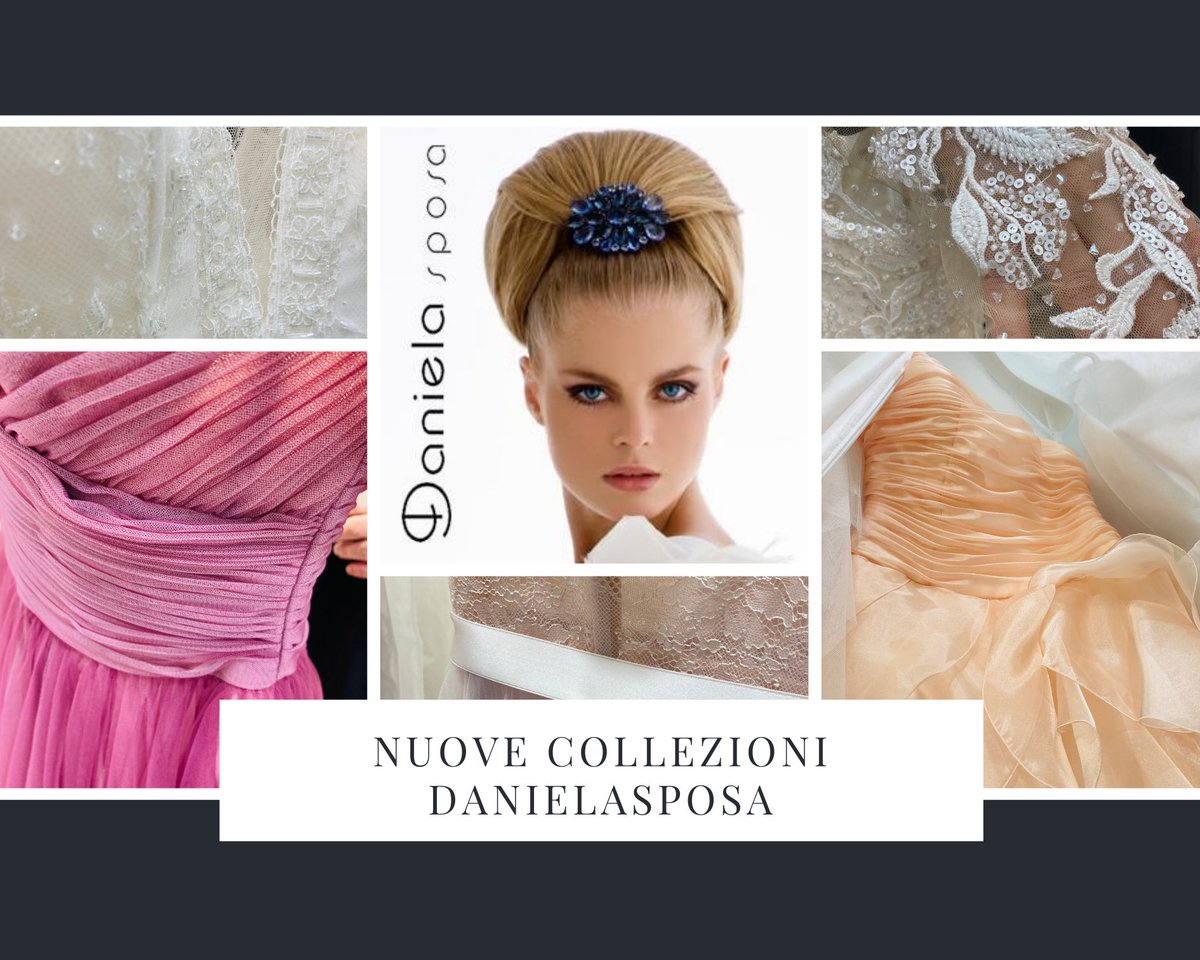 DanielaSposa's tweet photo. Nuovissime collezioni vi aspettano in atelier! Chiamate per un appuntamento, prove sempre gratuite! #wedding #abitodasposa #MadeInItaly #nonsolobianco https://t.co/ZOxthfABRq