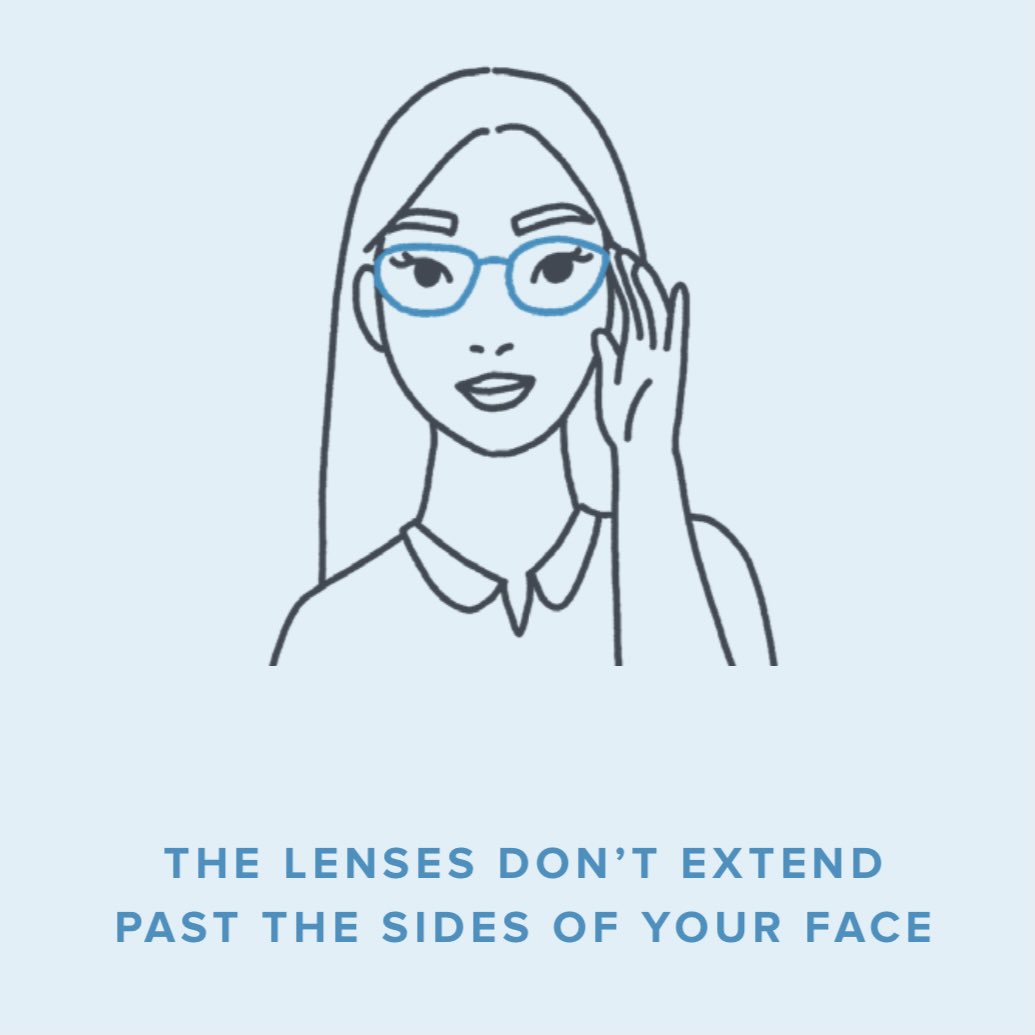 Warby Parker on Twitter "Each frame is assigned a frame width ⤵️ Start