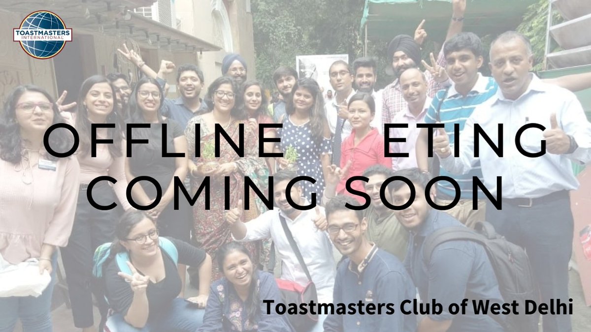 tmwestdelhi's tweet photo. Sit back, relax, wear your masks, and wait 😊 More details to follow.
(Also @PrimeVideoIN, see what we did there?)
#toastmasters #tmwestdelhi #divisionp #tmwd #stagefright #leadership #offline #GROWTH #d41 #divisionp #confidence #motivation #meeting #Amazon #AmazonPrimeVideo https://t.co/26BrAX8taW