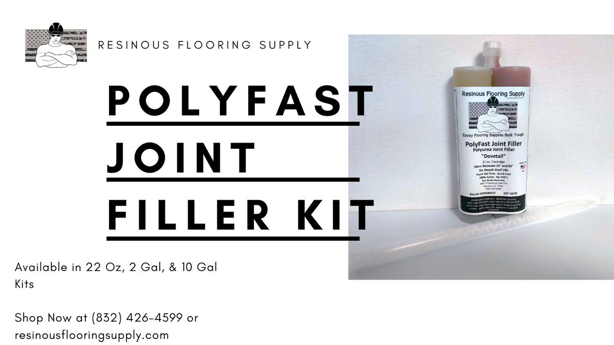 #Shop Our PolyFast Joint Filler Kits at (832) 426-4599 or bit.ly/38YF99g. This moisture-insensitive, self-leveling product is non-staining & perfect for professional #concrete projects.

#shoponline #instore #instoreandonline #houston #houstontexas