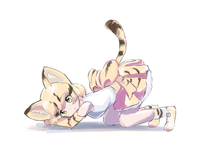 床音に耳を澄ますスナネコ 